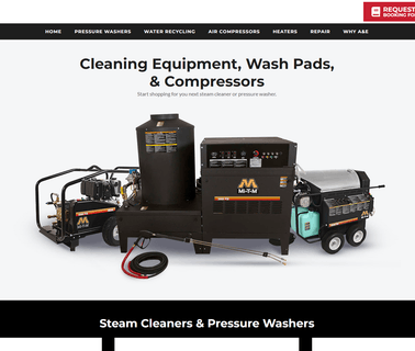 A & E Pressure Washers steam cleaners pressure washers