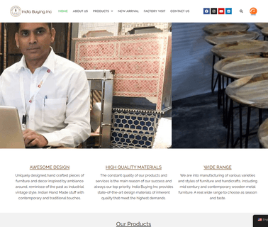 India Buying Inc. table vintage