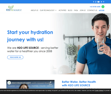 H2O Life Source Sea Pte water h2o