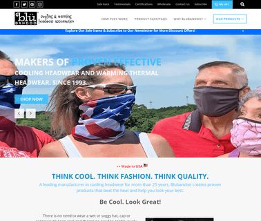 Blubandoo Cooling Headwear & Accessories hats safety