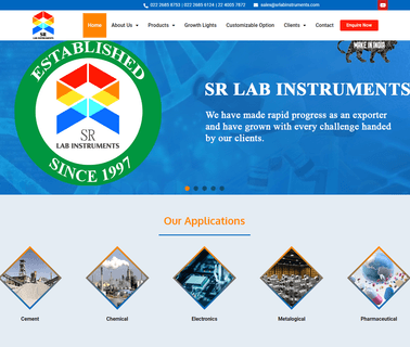 S R Lab Instruments India defence electronics