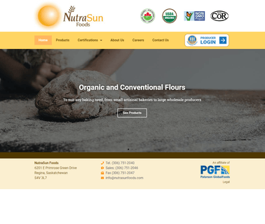 Nutrasun Foods wheat bran