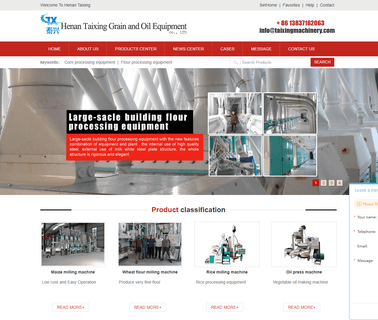 Henan Taixing Grain and Oil Equipment wheat corn mill machine