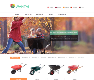 Cixi Wanrui Bearing wheelbarrow hand truck