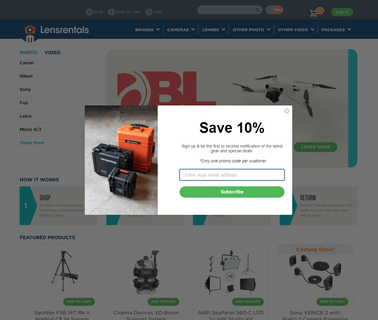 Lensrentals.Com filmmaking