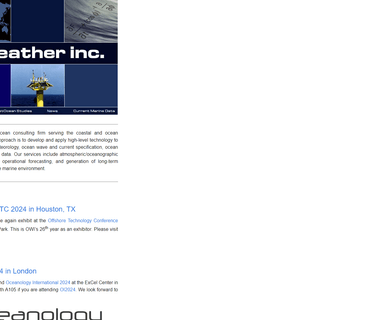 Welcome to Oceanweather Inc mooring buoys