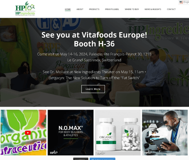 Hp Ingredients herbal diet supplement