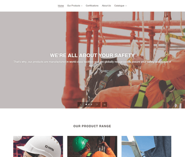 Continental Manufacturing Company work safety helmets