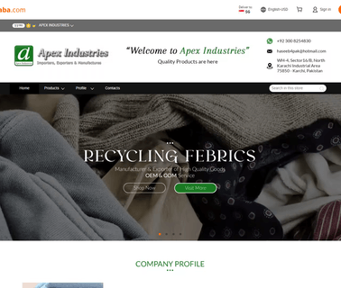 Apex Industries fabric cleaning