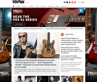 Guitar Player Magazine blues