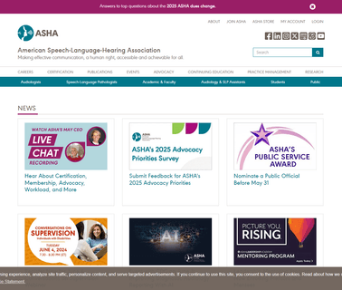 American Speech-Language-Hearing Association asha