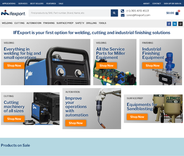 Industrial Finishing Export Service option