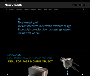 Nexvision industrial machine vision system