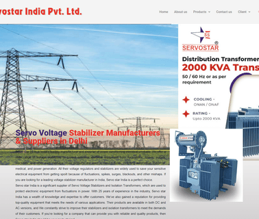 Servostar India single voltage stabilizer