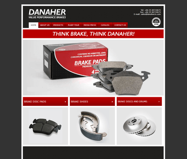 Danaher Auto Spare Parts brake rotors pads