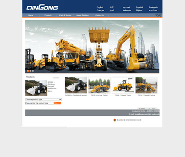 Qingong International loader forklift truck