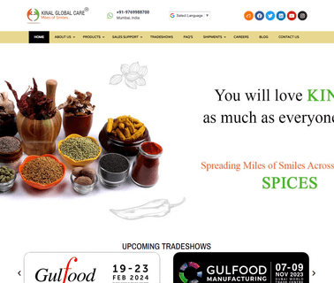 Kinal Global Care spices blended