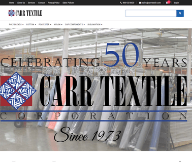 Carr Textile, Fabrics and Comp fabric sheeting