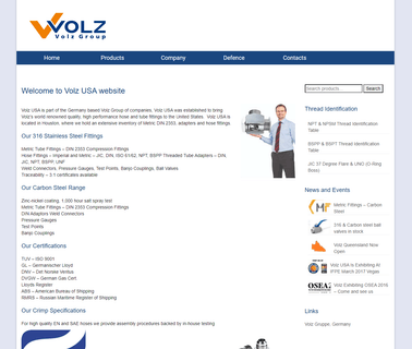 Volz - German Made Fittings - for Your Fluid Transfer Fittings ferrules
