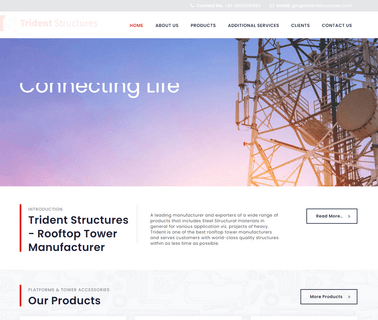 Trident Structures telescopic towers