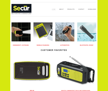 Secur Products a Division of Maverick Industries lanterns batteries