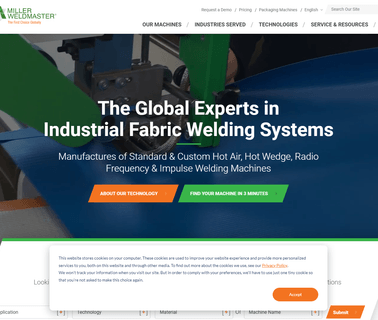 Miller Weldmaster seaming