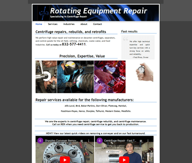 Centrifuge Repair - Rotating Equipment Repair LLC Texas. Experts carafe decanter