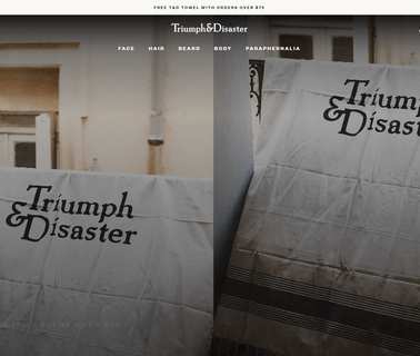 Triumph & Disaster equine grooming