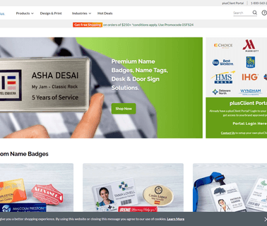 Imprint Plus Reusable Name Badge and Signage fasteners