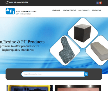 Auto Foam Industries flame retardant fiber
