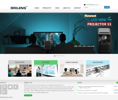 Changsha Brilens Technology led projector mini