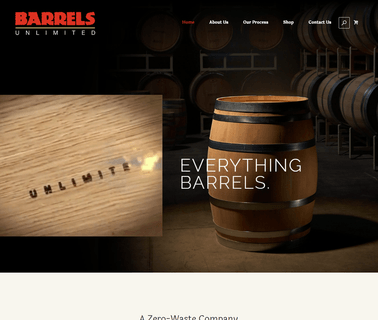 Barrels Unlimited kegs