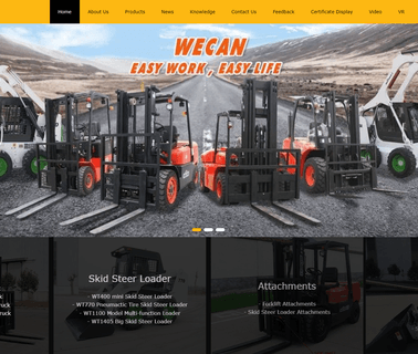 Taian Wecan Machinery loader forklift truck