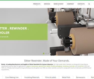 Nicely Machinery Development. service equipment
