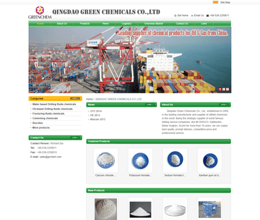 Qingdao Green Chemicals cementing