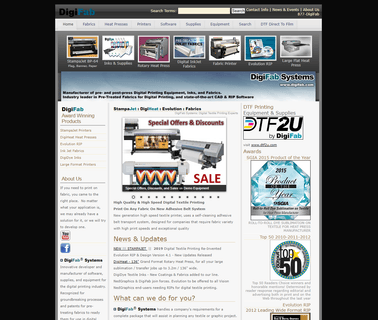 Digifab, Rip & Cad Systems, Pre T format digital printers