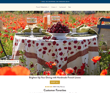 Couleur Nature French Tablecloth quilt tablecloth