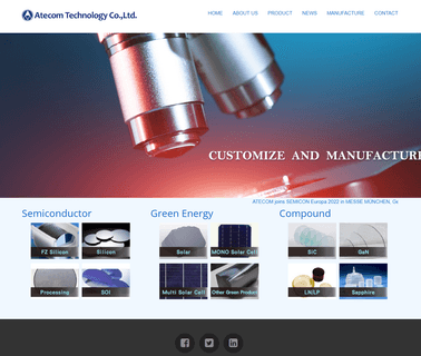 Atecom Technology ingots