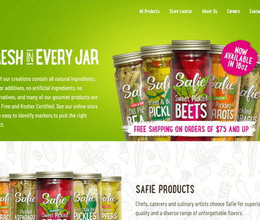 Safie Specialty Foods shelf stable food