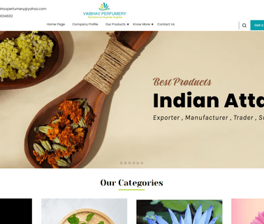 Vaibhav Perfumery calming