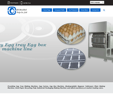 Zh Moulded Pulp Co. automatic tableware