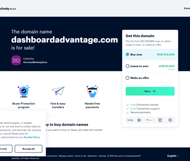 Dashboard Advantage upload