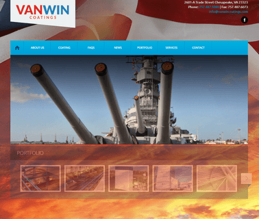 Vanwin Coatings of Virginia oven custom