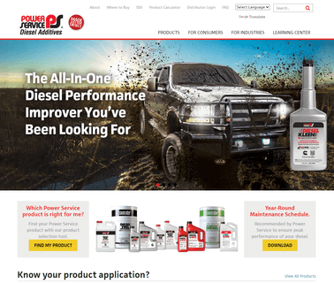 Power Service Products additives parts