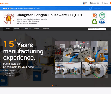 Jiangmen Longan Houseware dispenser lotion pump
