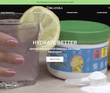 Organika Health Products based supplements