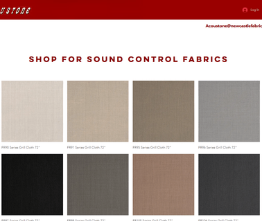 Acoustone Fabrics For Sound acoustical treatments