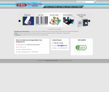 Balyan Barcodeing System asset labels