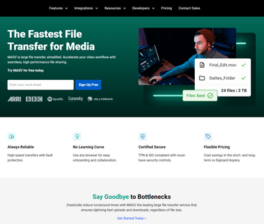 Masv.Io files tool