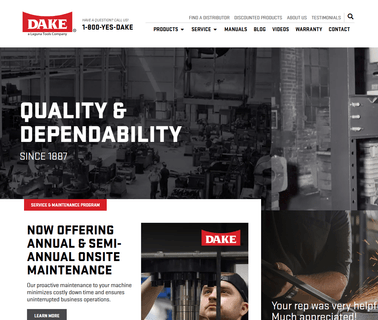Dake Corp. bandsaws dake